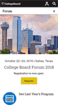 Mobile Screenshot of forum.collegeboard.org