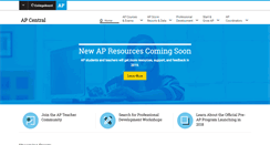 Desktop Screenshot of apcentral.collegeboard.com