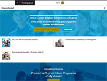 Tablet Screenshot of international.collegeboard.org